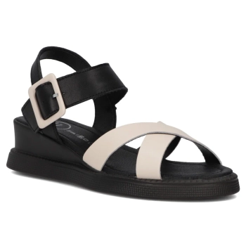 Leather sandals Filippo DS6874/25 BE beige