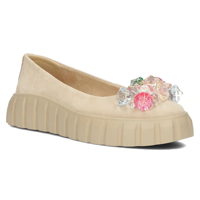 Leather shoes Filippo DP4682/24 BE beige