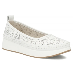 Leather sneakers Filippo DP7530/26 WH white
