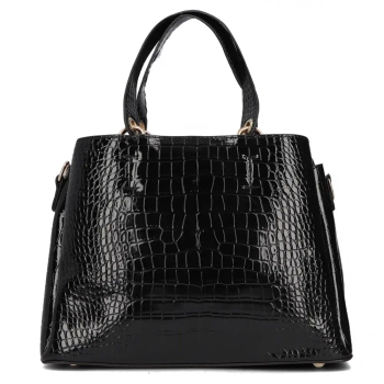 Black handheld bag onyx box