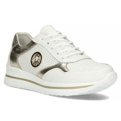 Leather sneakers Filippo DP3544/22 WH white