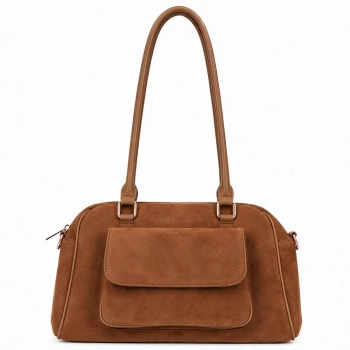 Brown handbag Ines