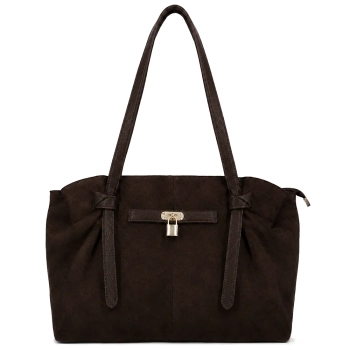 Dark brown handbag Lucy