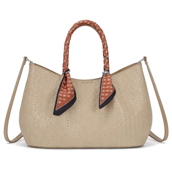 Beige handbag Halsey