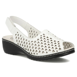Leather sandals Filippo DS7763/26 WH white