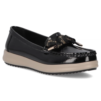 Leather loafers Filippo DP6457/26 BK black