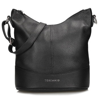 Leather handbag Toscanio 16176 black