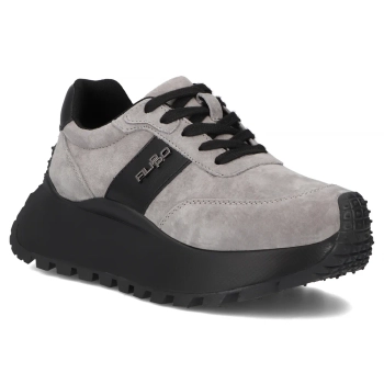 Leather sneakers Filippo DP6785/25 GR grey