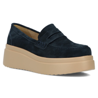 Leather shoes Filippo DP6106/24 NV navy blue