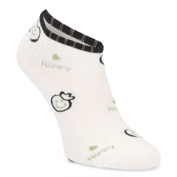 Women's Socks 2512-1 happy white 