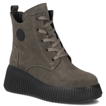 Leather ankle boots Filippo DBT7288/25 GR grey