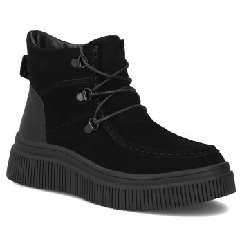 Leather ankle boots Filippo DBT7299/25 BK black