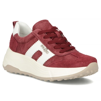 Leather sneakers Filippo DP7546/26 BG burgundy