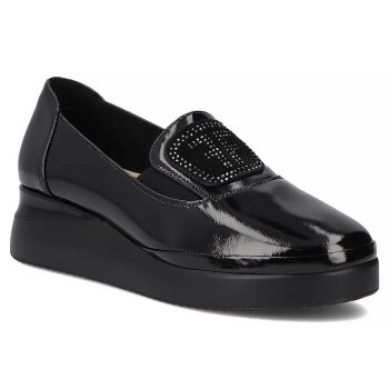 Leather shoes Filippo DP7396/25 BK L black