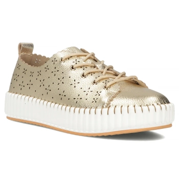 Leather shoes Filippo DP6761/25 GO gold