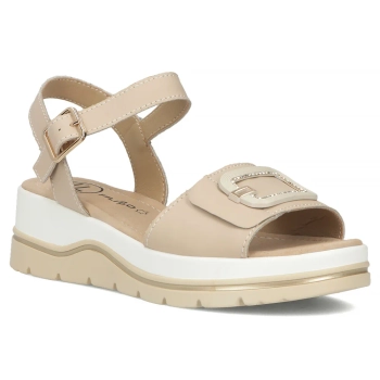 Leather sandals Filippo DS7051/25 BE beige