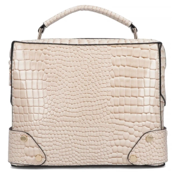 Beige handheld bag beige chic