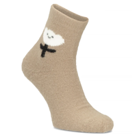 Women's Socks woolen white tulip