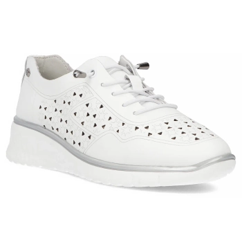 Leather shoes Filippo DP6714/25 WH white