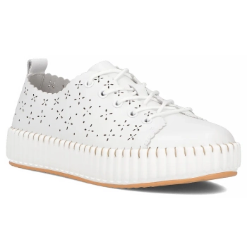 Leather shoes Filippo DP6761/25 WH white