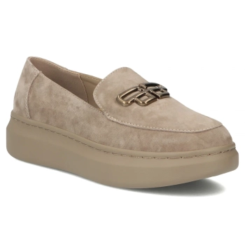 Leather shoes Filippo DP7216/25 BE beige