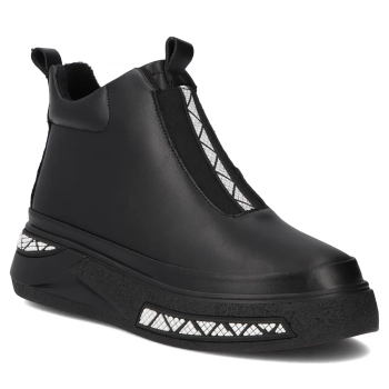 Leather ankle boots Filippo DBT7277/25 BK black