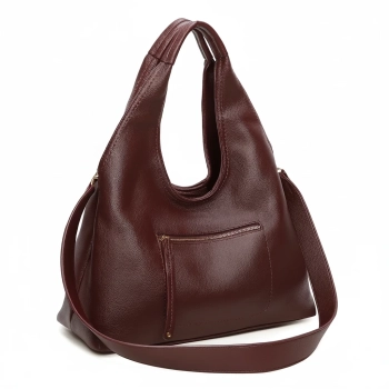 Brown handbag city slouch