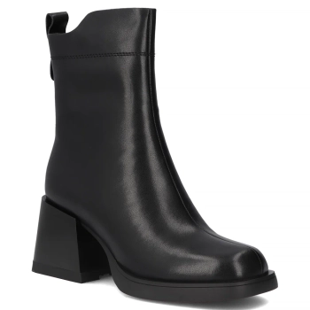 Leather ankle boots Filippo DBT7466/25 BK black