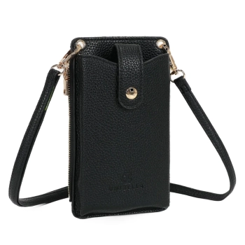 Black shoulderbag luna pocket