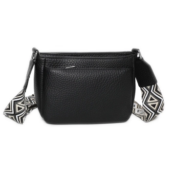 Black shoulderbag night petal