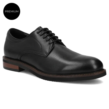 Leather shoes Filippo MP8009/26 BK black