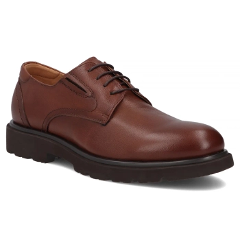 Leather shoes Filippo MP8010/26 LT BR brown