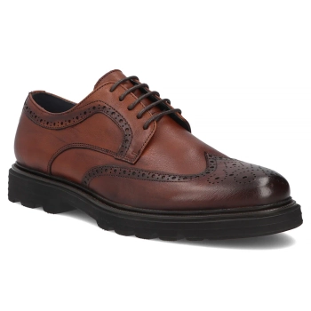 Leather shoes Filippo MP8008/26 BR brown
