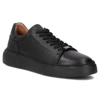 Leather Sneakers Filippo MP7929/26 BK black