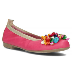 Leather ballerinas Filippo 287 fuchsia