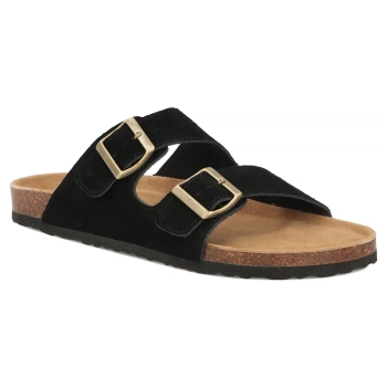 Leather flip-flops Filippo MK7921/26 BK black