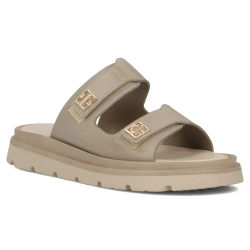 Leather flip-flops Filippo 40439 beige