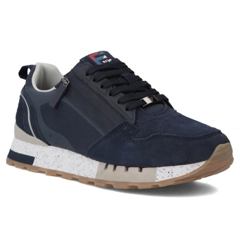 Leather Sneakers Filippo MSP7836/26 NV navy