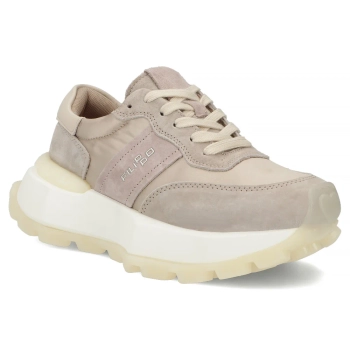 Leather sneakers Filippo DP7545/26 BE beige