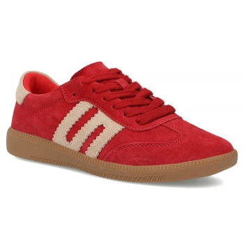 Leather sneakers Filippo DP7549/26 RD red