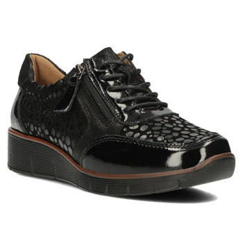 Leather shoes Filippo DP4912/23 BK L black