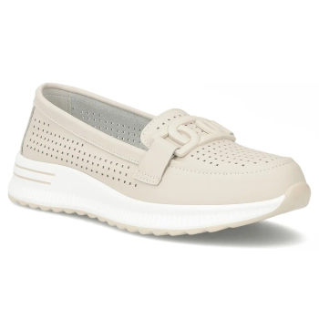 Leather shoes Filippo DP4400/26 BE beige
