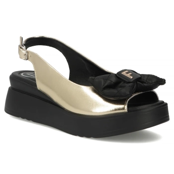 Leather sandals Filippo DS7805/26 GO gold
