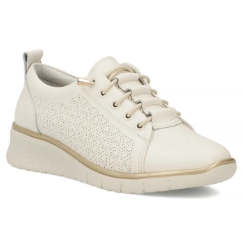 Leather sneakers Filippo DP7589/26 BE beige