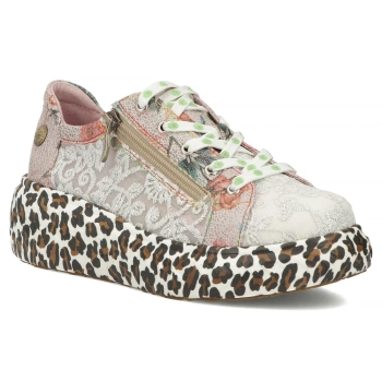Leather sneakers Laura Vita sodao 02 beige