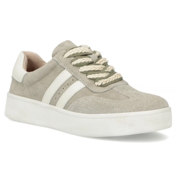 Leather sneakers Filippo DP7512/26 KH khaki