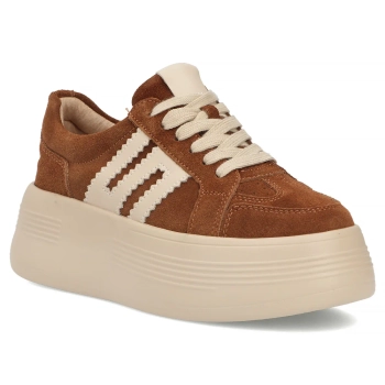 Leather sneakers Filippo DP7704/26 BR brown