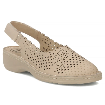 Leather sandals Filippo DS7641/26 BE beige