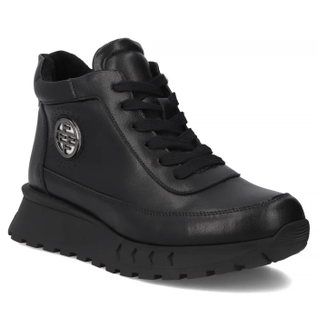 Leather ankle boots Filippo DBT7145/25 BK black