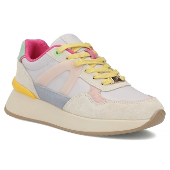 Leather sneakers Filippo DP7775/26 PI YL multicolor